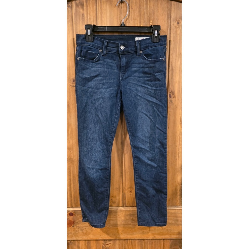 Pistola Cropped Jeans‎ Womens 26 Blue Medium Washed Five Pocket Denim Y2K Skater